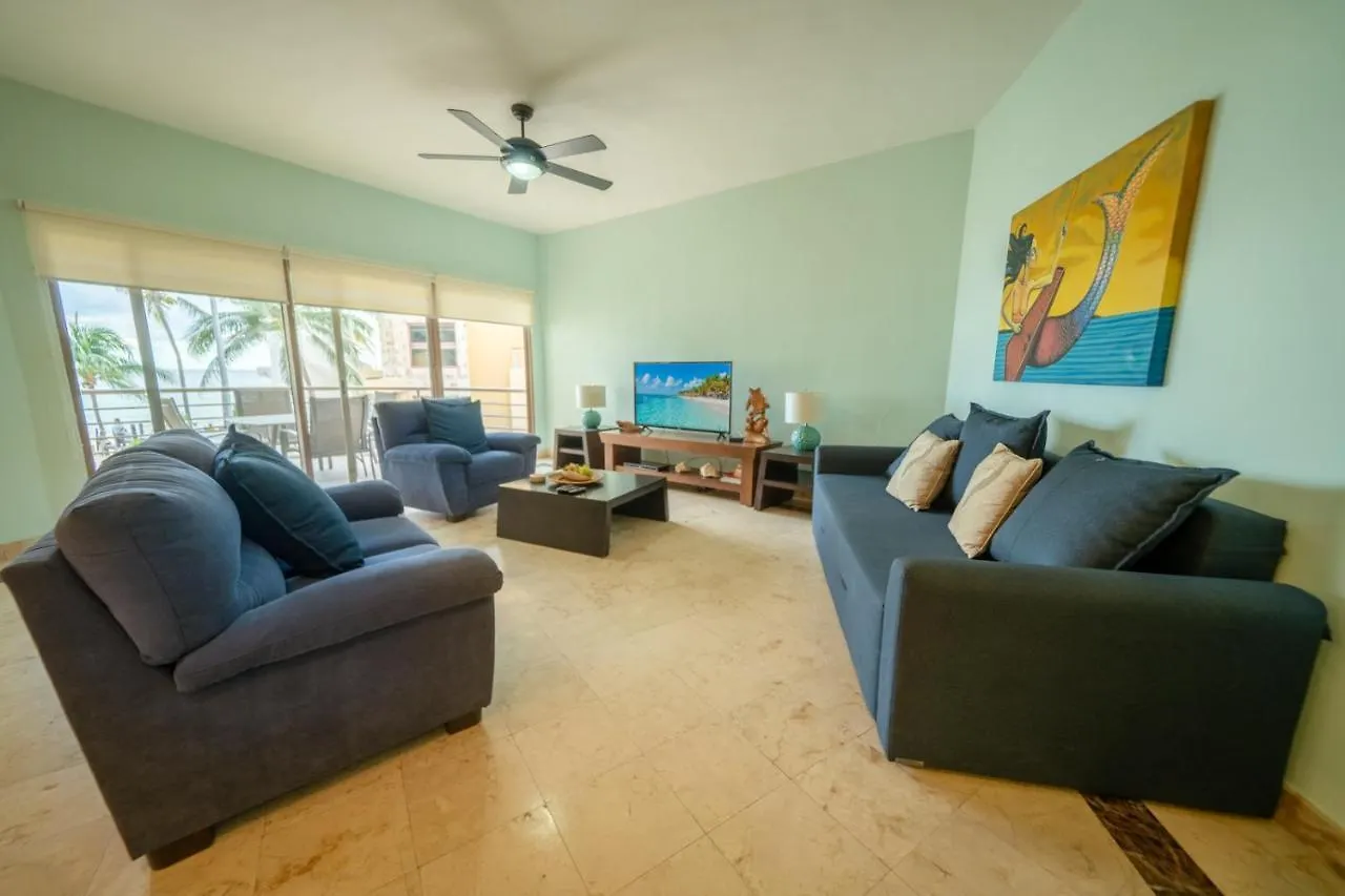 Beachfront Condo, 2 Bedroom - Ocean View At Corto Maltes Playa del Carmen 0*,  México