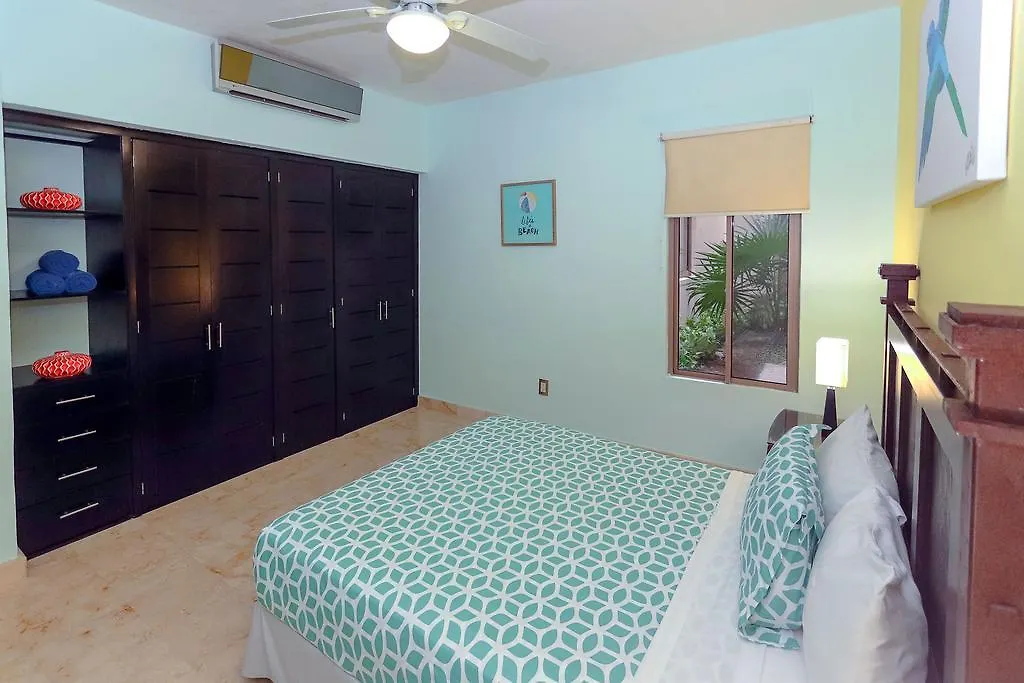 Beachfront Condo, 2 Bedroom - Ocean View At Corto Maltes Playa del Carmen Mexico