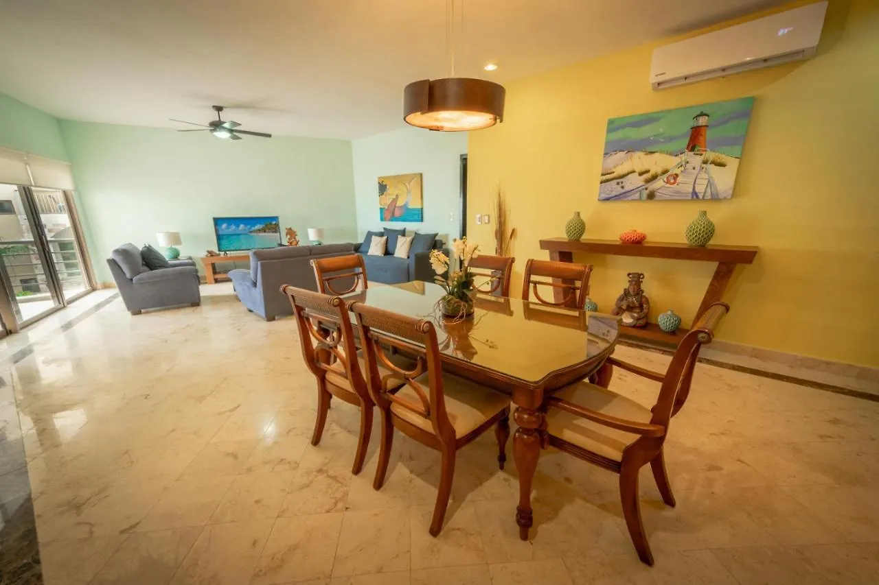 Apartment Beachfront Condo, 2 Bedroom - Ocean View At Corto Maltes Playa del Carmen Mexico